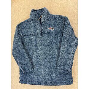 New‎ England Patriots Sherpa 1/4 Zip Sideline Pullover Jacket (Women's Large)